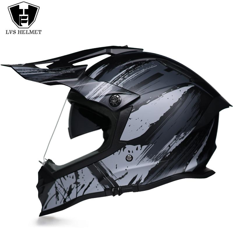 Off-road Motorcycle Helmet, Men's and Women's Dual Mirrors, Four Season Rally, Mountain Bike, Speed Reduction