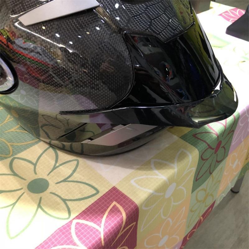 1 szt. Motocyklowy tylny spojler kasku kask ogon dekoracja akcesoria fajny kask ogon uniwersalny