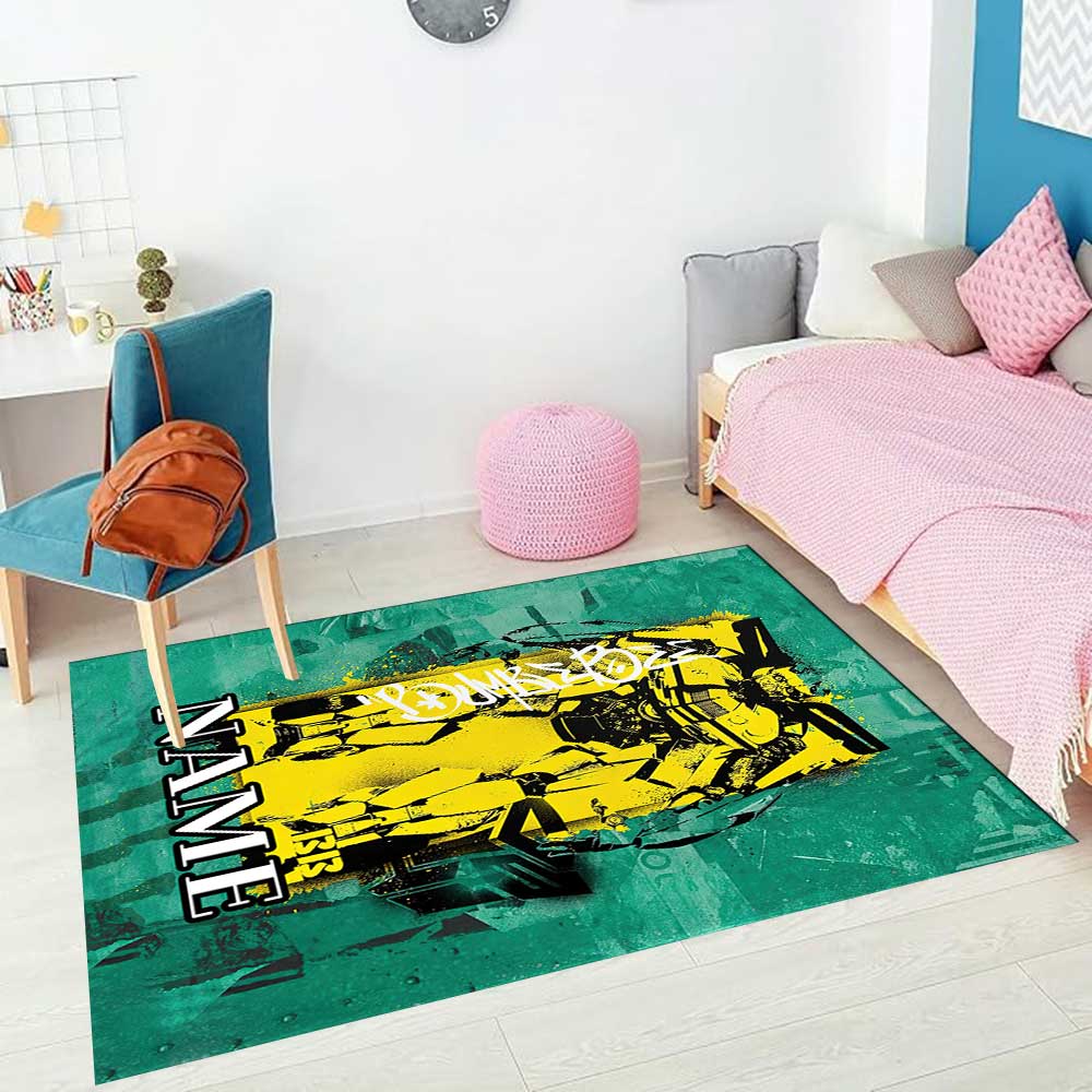 Love Transformers (16) Customize your name rug, office chair cushion, home bedroom living room gift.