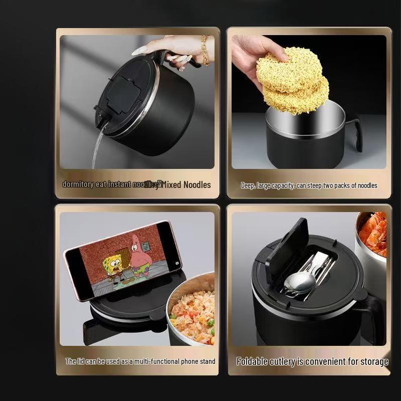 ZISIZ 304 Stainless Steel Microwaveable Lunch Box