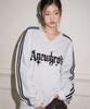 ANEWBROS Rusty Oversized Track V-Neck Sweatshirt 5 Colors [Anbv_9004]