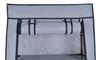 Lea Grey Textile Shoe Cabinet