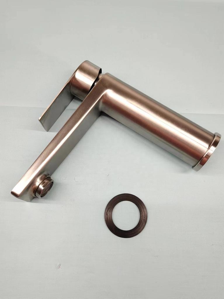 Factory Price Single Hole Basin Mixer Faucet One Handle Stainless Steel Basin Faucet for Bathroom Sink