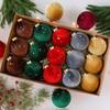 Velvet Christmas Ball Set: DIY Ornaments for Tree & Shop Display