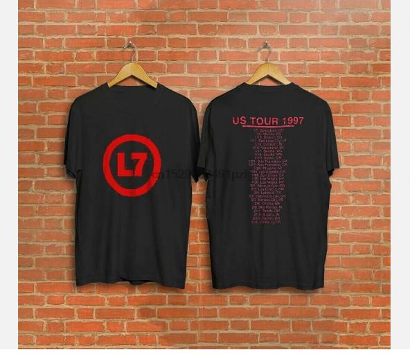 Vintage L7 Band 1997 US Tour T-shirt Vintage L7 Band 1997 US Tour T-shirt