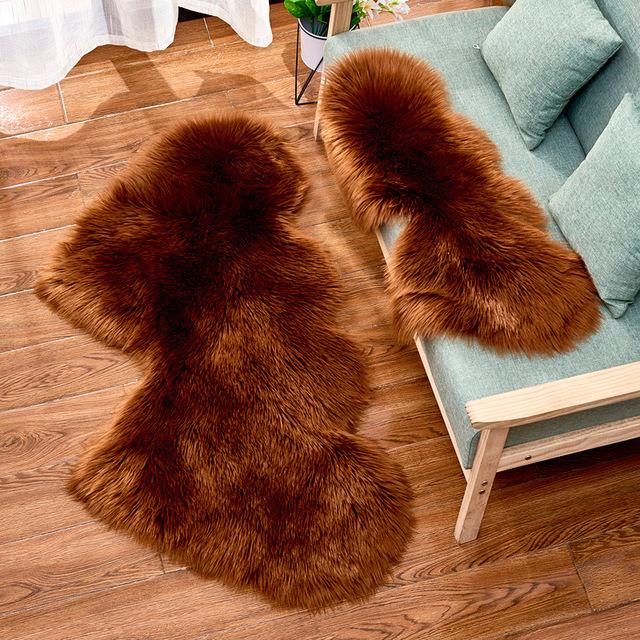 Fluffy Rug Fur Carpets For Living Room Home Decor Bedroom Kid Room Floor A Peach Heart Mat Decoration Salon Thicker Pile Rug 