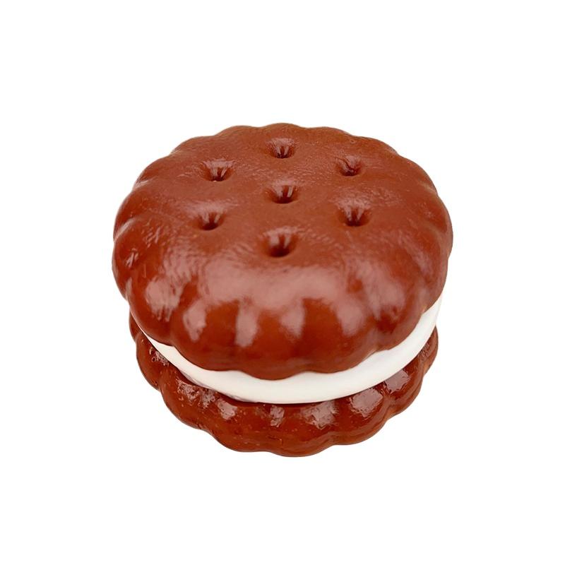 Funny Squishy Sandwich Cookies Squeeze Toy Stress Relief Slow Rising Sensory Fidget For Anxiety ADHD Autism Gifts Kids Adults