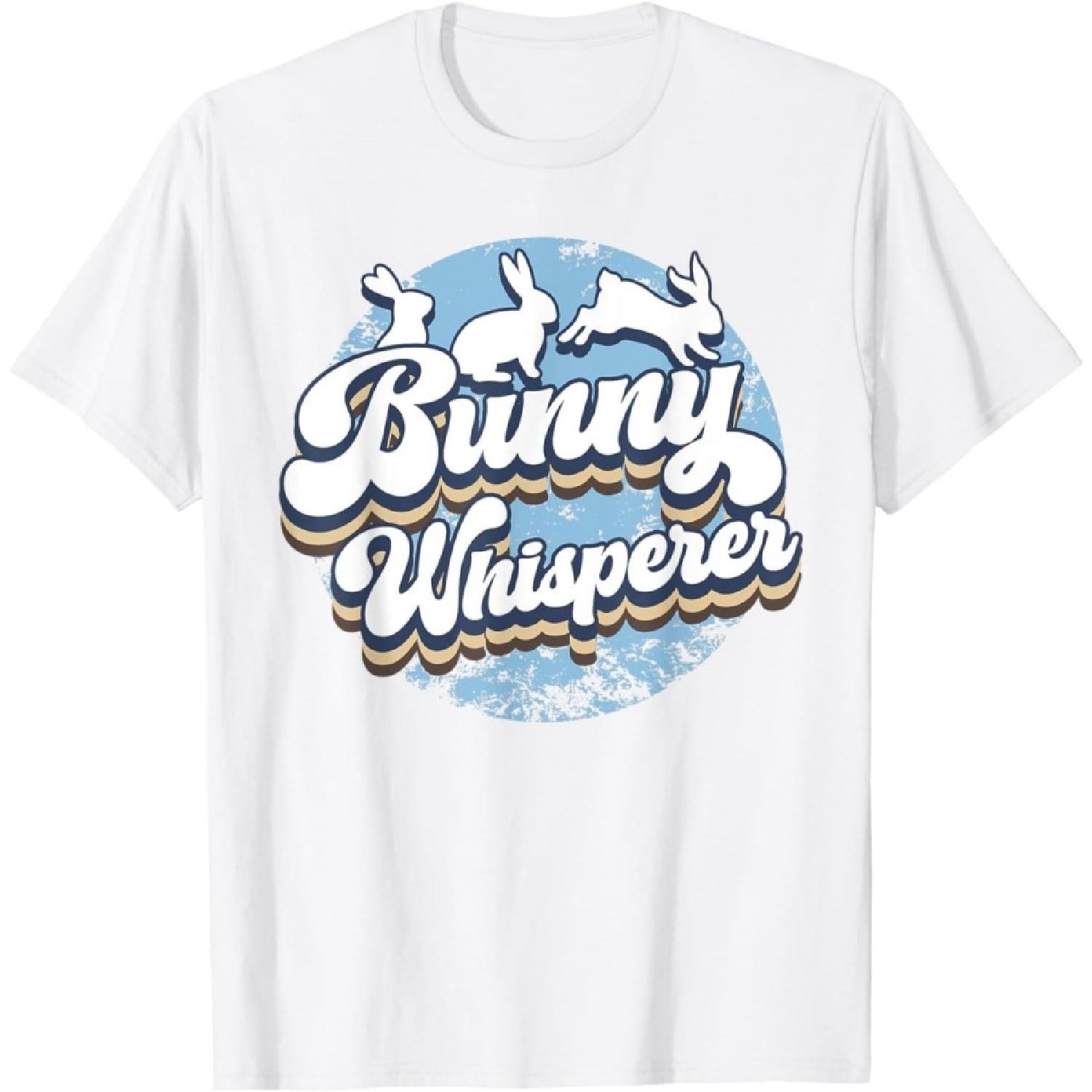 Pertmunsv Bunny Whisperer Rabbit Bunnies Lover Funny T-Shirt XXXXXL белый