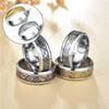 Men Ring Stainless Steel Plated Hand Jewelry Casual Party Holiday Dressing Clothing Decoration Circle Gift Craft