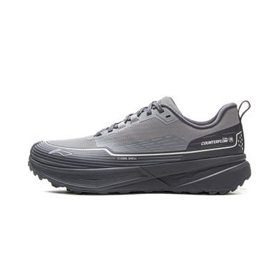 Li Ning CF Outdoor Comfort Shock Absorbing Durable Rebound Low Top Hiking Shoes Unisex Hiking Shoes Gray Black AHCV037-12