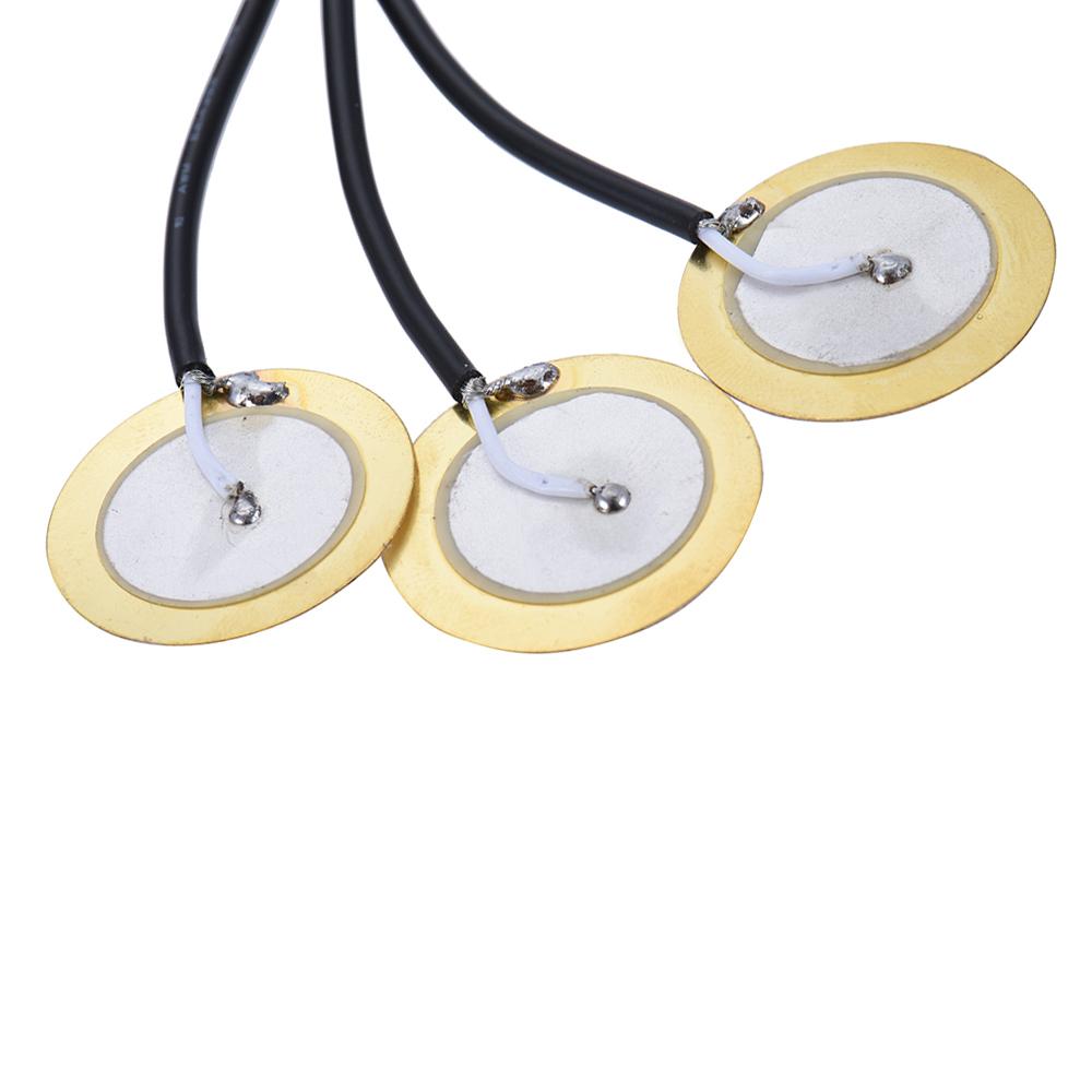 Acoustic String Instrument Piezo Pickup Pick up System 3 Transducers 6.35mm Jack for Guitar Mandolin Ukulele