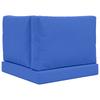 Outdoor Sofa Cushions 3 Pcs Royal Blue Polyester