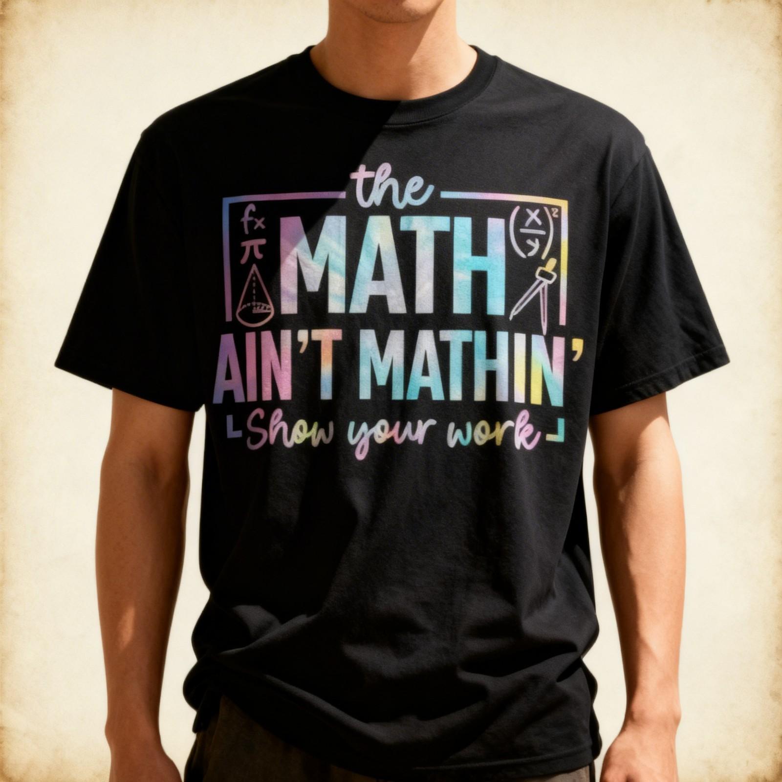 The Math Ain t Mathin Funny Math Teacher T-Shirt S