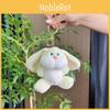 Cartoon Plush Adorable Rabbit Keychain Charming Backpack Pendant For Accessories Creative