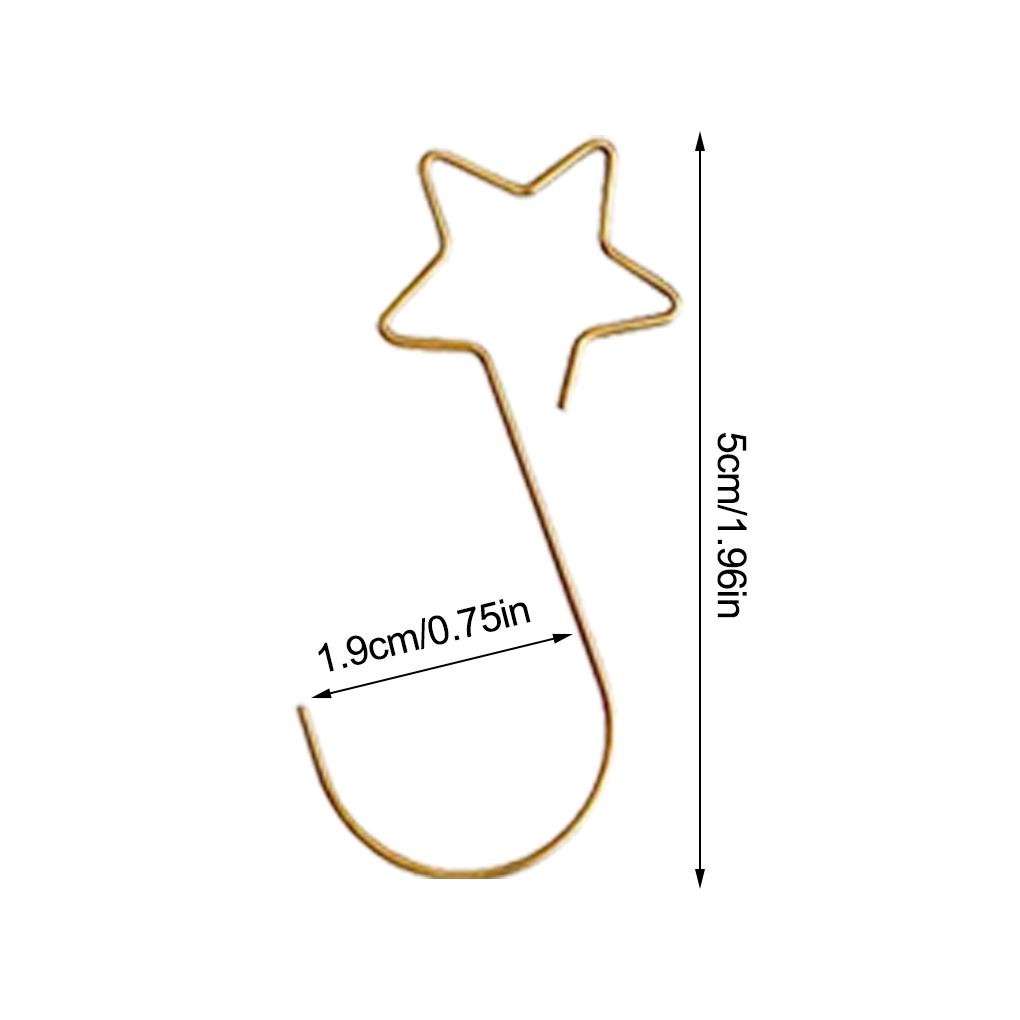 20 de piese de Crăciun pom de Crăciun decorațiuni fier cârlige moda agățat încuietoare petrecere aspect recuzită accesoriu interior birou exterior