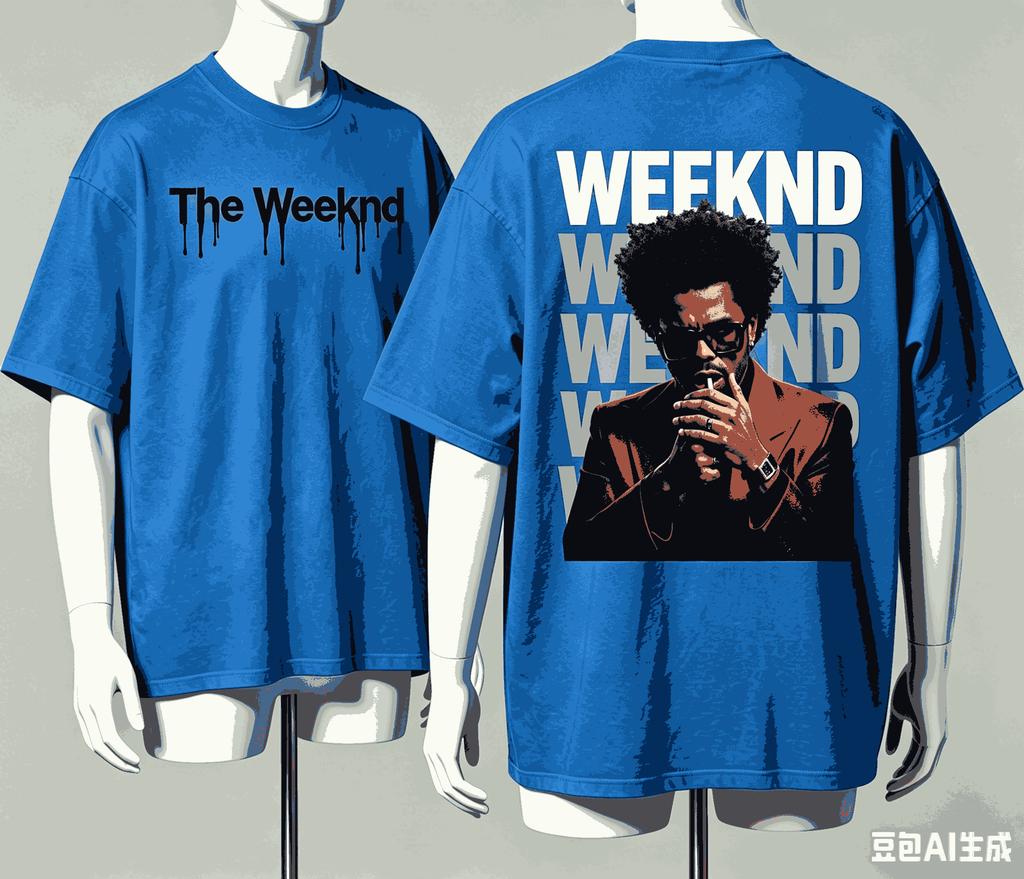 The Weeknd per Regalo Fan T-shirt Uomo Donna Harajuku Oversize Unisex Manica Corta Streetwear alta qualità Coppie Classico morbido Retro Moda