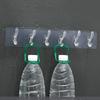 6 in 1 Punch-free Trackless Magic Hook Door Self- Adhesive Hooks Wall Hanging Transparent Hook for Clothes and Hats