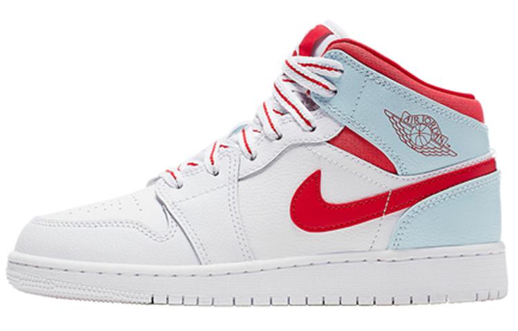 Jordan 1 Mid White Topaz Mist (GS) 40