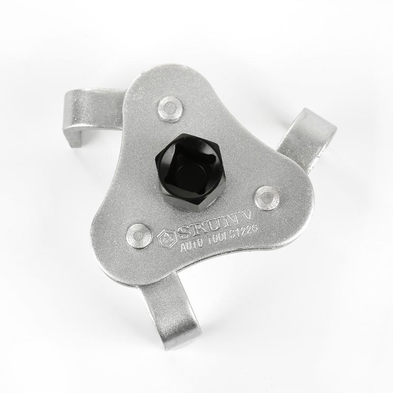 Universal Adjustable Oil Filter Wrench Install Uninstall Removal Tools Car Repair Tools With 3 Jaw Uninstall Removal Key