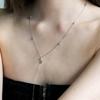 pearlymore pearly drop necklace (2 colors)_PM24N009SS
