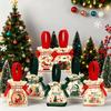 Christmas Canvas Bag Xmas Gift Bag 18x19cm Drawstring Pouch Xmas Candy Bag Jewelry Packaging Bag Christmas Eve Party Apple Bag