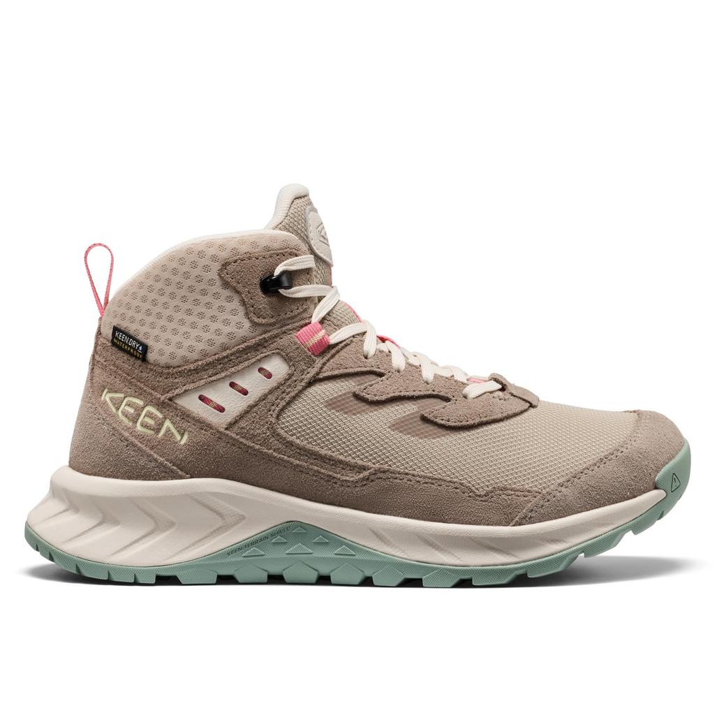 Trekking Shoes HIGHTRAIL MID WP LEMONADE Cm [KEEN] Women's BRINDLE/PINK 24.0