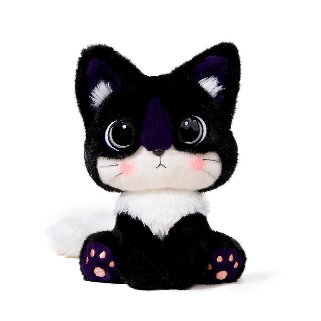 Cartoon Cat Plush Toy With Soft Short Pile For Kids And Collectors