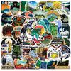 10/30/50pcs Forest Camping Hiking Outdoor Cartoon Stickers Travel Scenery Decals Waterproof Graffiti Suitcase Luggage Bike Car