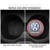Hijk1 ·Car Internal Accessories Coaster Water Cup Bottle Holder Anti-slip Pad Mat Waterproof For VW Golf GTI Tiguan Jetta Passat Polo