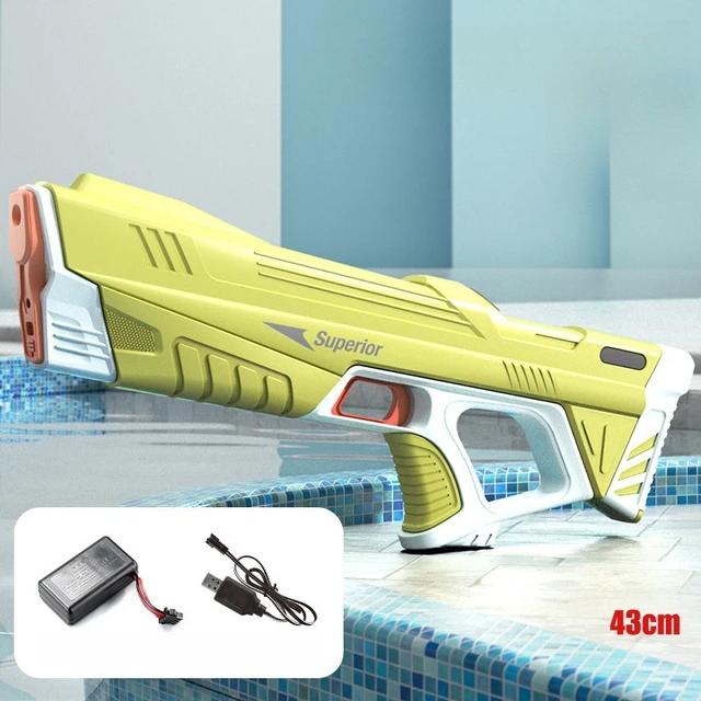 Non-Toxic Kids Electric Water Gun Toys Summer Outdoor Beach Pool Garden Fight Games High Pressure Automatic Bursts Watergun Children Gifts