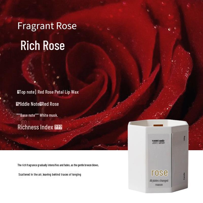 

Ароматическая соевая свеча «Восходящий прилив» - Ручное изготовление, восьмиугольное украшение с ароматом без дыма