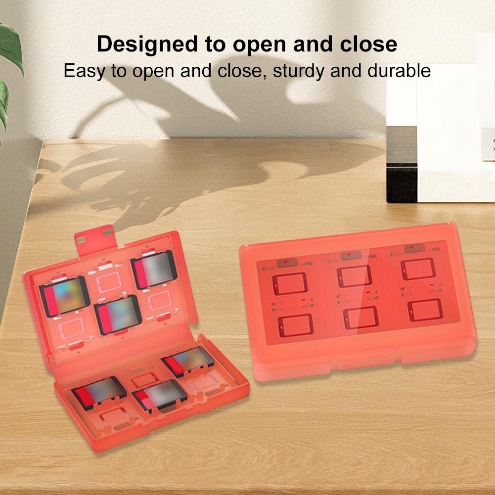 24 In 1 Game Card Hard Case ABS Game Card Storage Case Portable Storage Box Hard Shell Cover Box for Nintendo for Switch 2