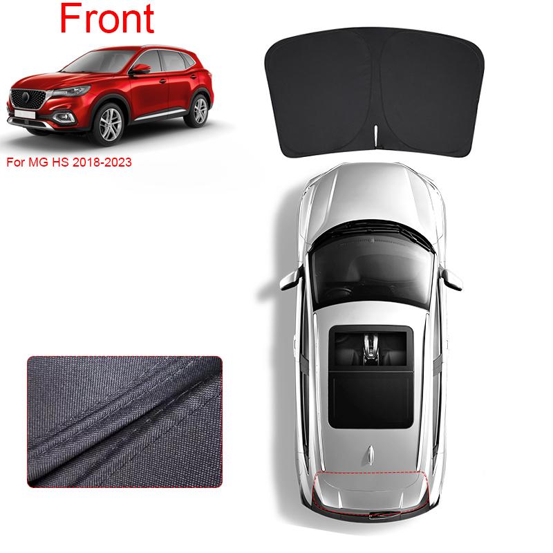 Car Black Windows Privacy Sunshade For MG HS 2018-Present Auto Anti-UV Heat Insulation Protect Cover Interior Accessories