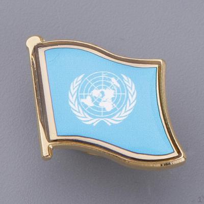 Spille Metalliche Bandiera Nazioni Unite Spilla Souvenir