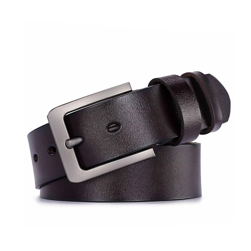 Classic Leather Belt Versatile Waist Belts Waist Accessories Men Belt  Formal Occasions