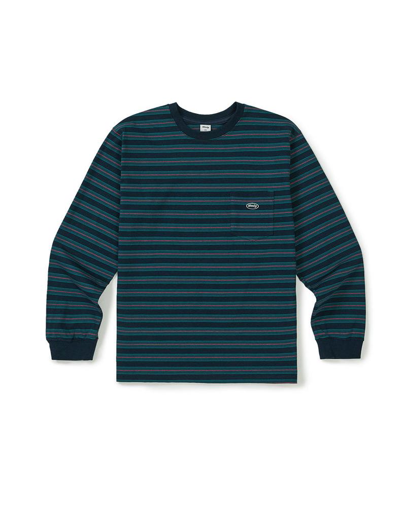 MMLG Mmlg Breton Stripe Lsv-T (Navy)
