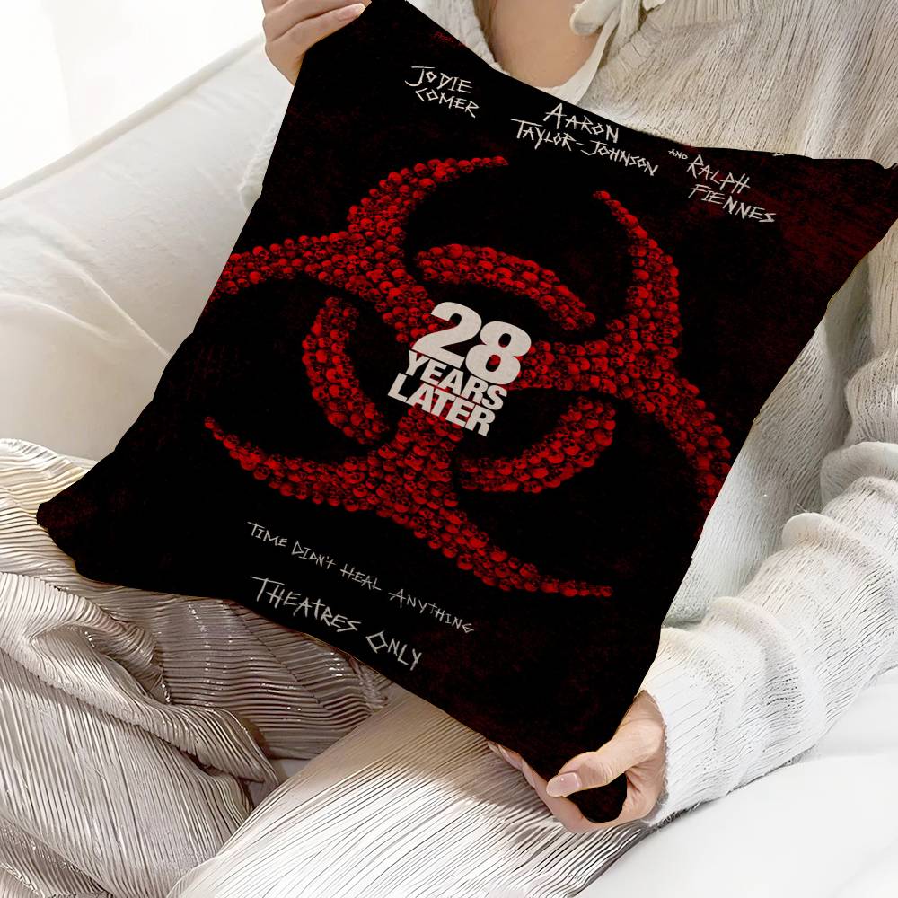 

Movie Trror Days Later Pillow Cover for Bedroom Room and Living Room Sofa Decorative Cushion Cover 30x30 cm