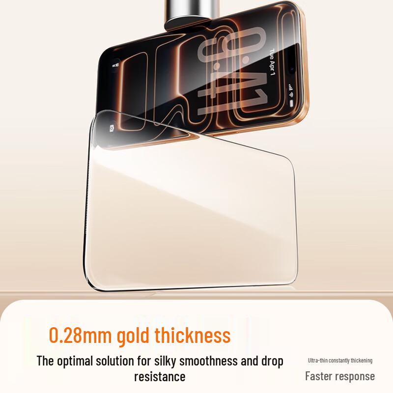 Langke 3D Curved AR Anti-Reflective Tempered Film for iPhone 17 Pro Max