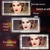 HD LED Car Makeup Mirror with Touch Dimming and Tricolor Light