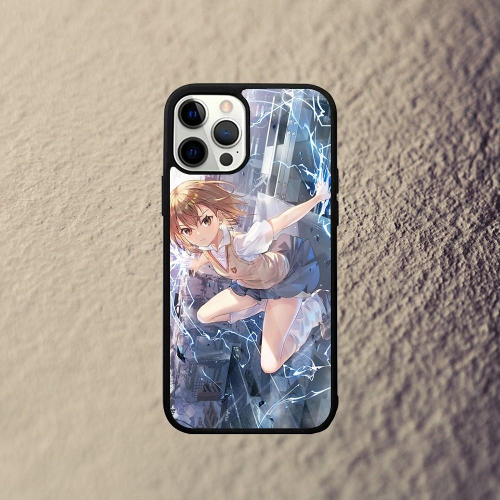 M-Misaka Mikoto Cute Anime Phone Case For iPhone 15,14,13,12,11,Plus,Pro,Max Mini Magsafe Magnetic Wireless Charging