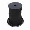 550 Reflective Paracord Parachute Cord Lanyard 9 Strand   100m (Black)