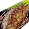Fiskgrillkorg Nonstick BBQ Grill Fiskgrillning stekkorg Trähandtag