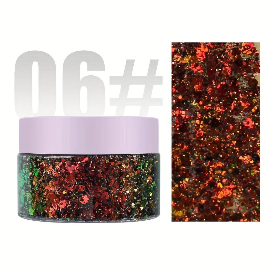 Chameleon Body Sequins Halloween Color-changing Glitter Highlighter Eyeshadow