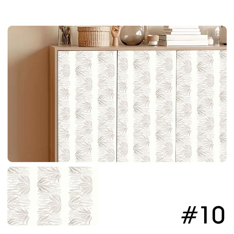 PVC Waterproof Self Adhesive Wallpaper For Wardrobe Cupboard Door Decor Vinyl Refurbishment Decals Cabinet Furniture Stickers