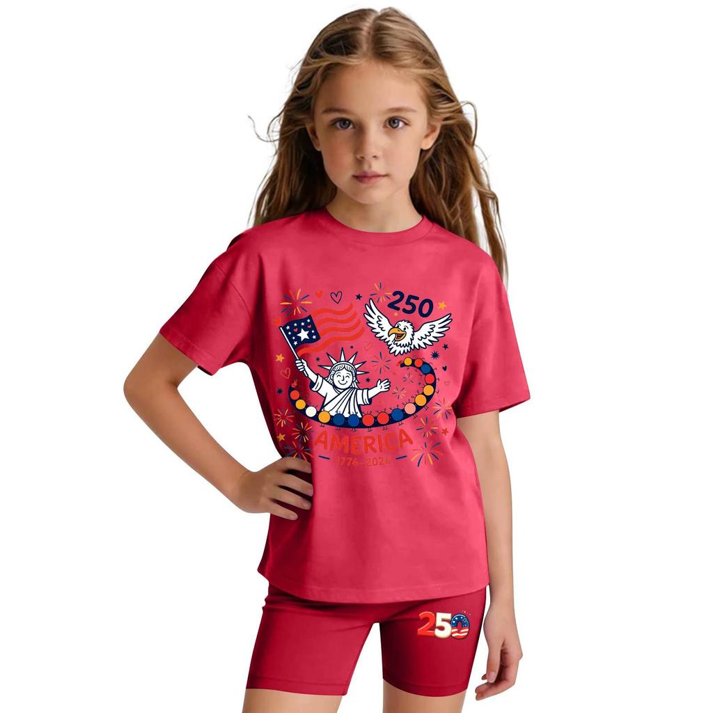 Infant Newborn Baby Girls Boys Loose T-shirt+Pants Print Outfits Set