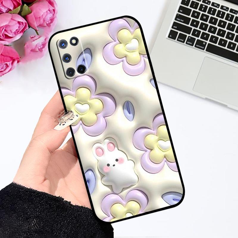 Case For Oppo A52 A72 A92 4G Coque Bumper For OPPO A92s 5G Cute Astronaut Soft Silicone TPU Phone Protective Fundas Capa Cover