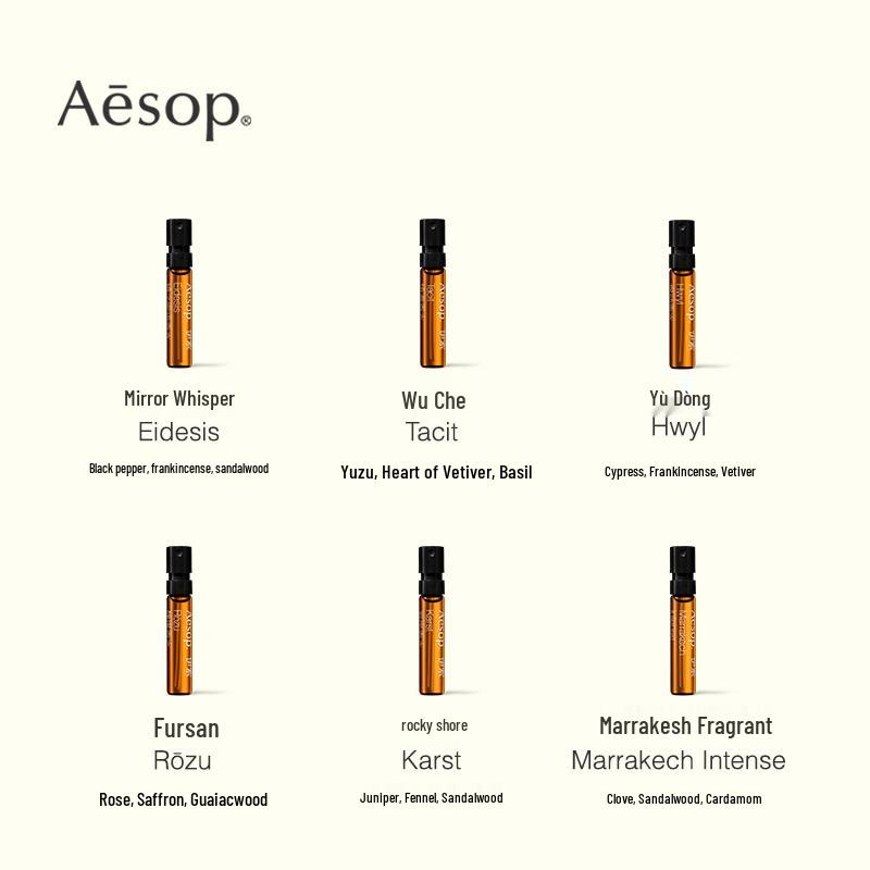Aesop Fragrance Collection Chapter One Travel Set