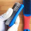 Perfect for Removing Rust Welding Slag Dirt and Paint Heavy Duty Stainless Steel Wire Brush with Comfortable Plastic Handle