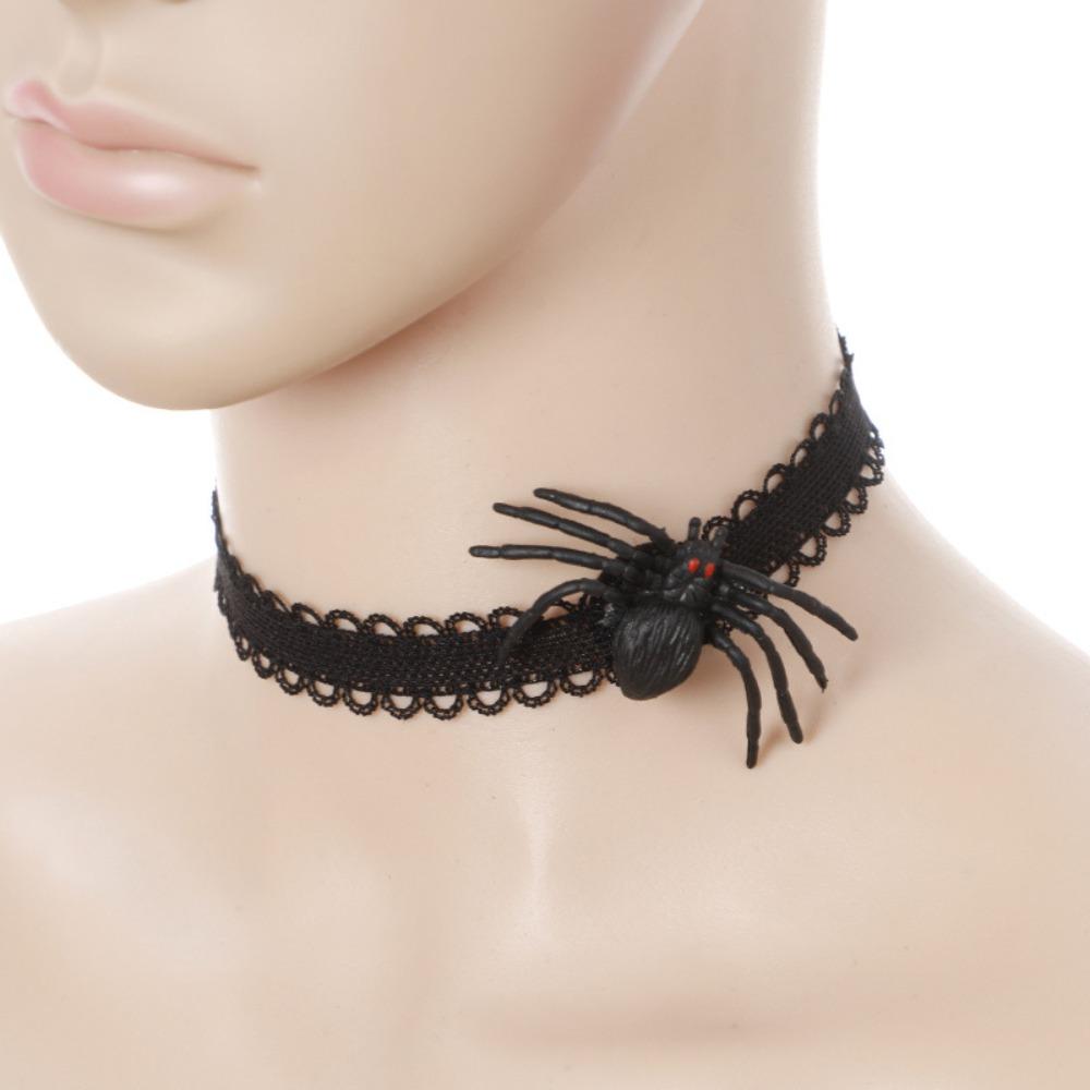 Headband Bloodstained Veil Gothic Halloween Skull Headband Horrible Skull Head Choker  Cosplay