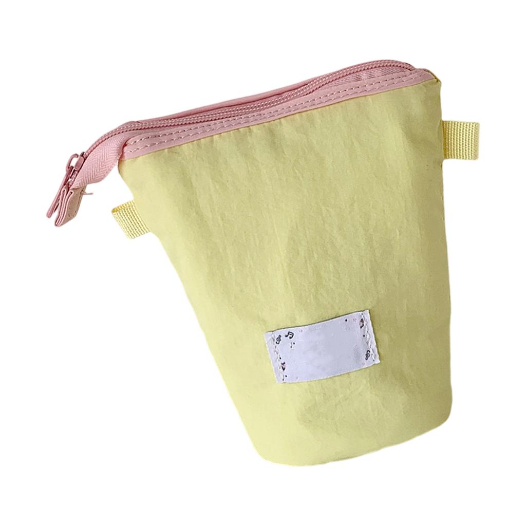 User Friendly Cloth Pen Pouches With Spacious Interior Dot Pattern Lightweight Student Essential For Classroom